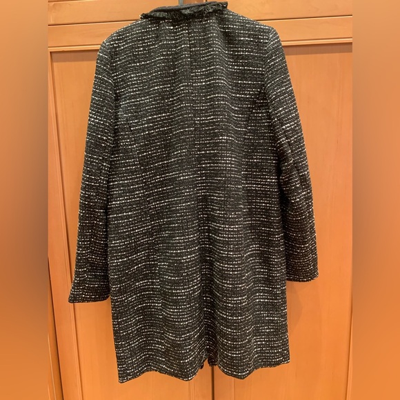 BNWT J.Crew Black tweed coat sz 6US - Picture 4 of 5